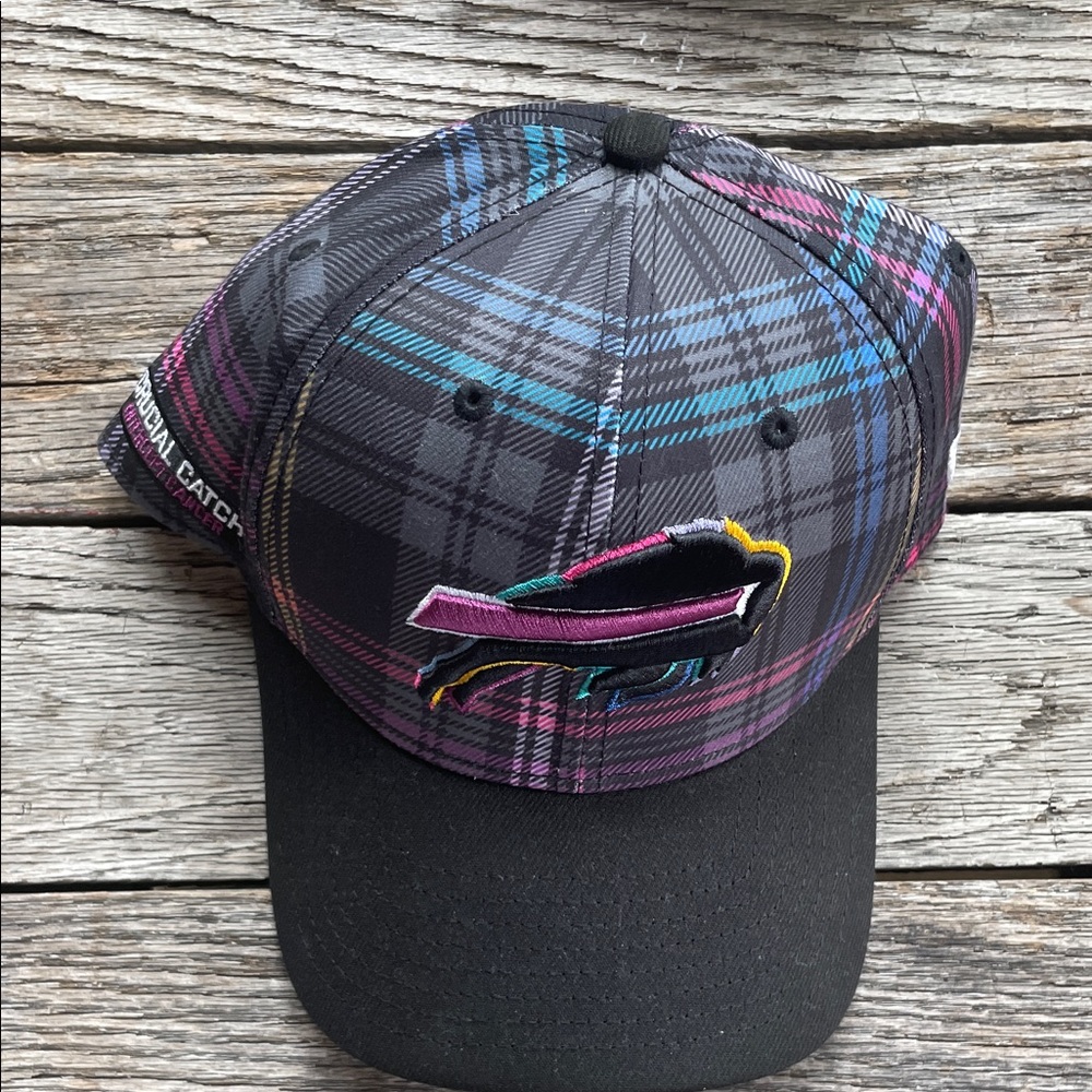 New Era Plaid Buffalo Bills Cap - Black, Purple & Teal